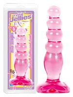 Crystal Jellies Dildo Anal Delight  - color pink