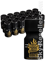 BOX RUSH ULTRA STRONG GOLD LABEL - 18 x small
