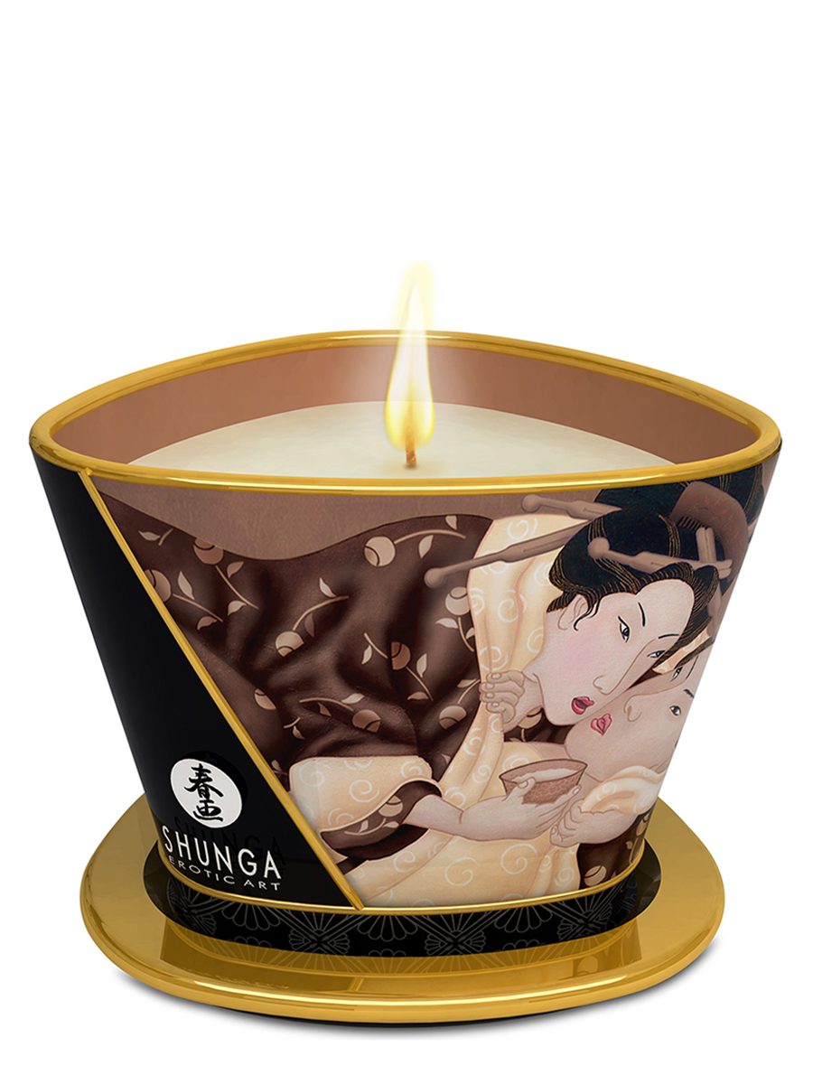 Shunga - Massage-Candle Excitation 170ml - Chocolate
