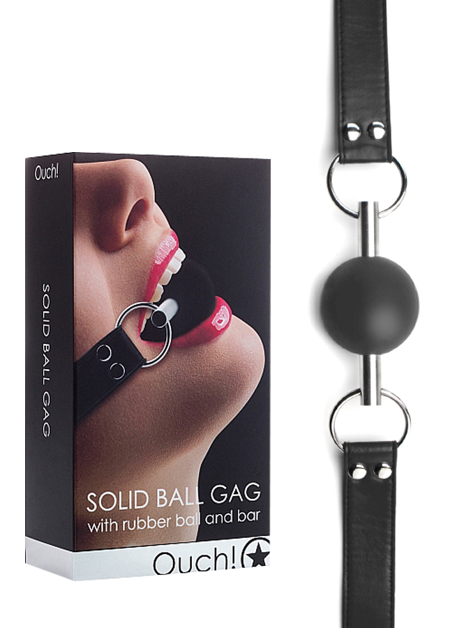 Solid Ball Gag - Black