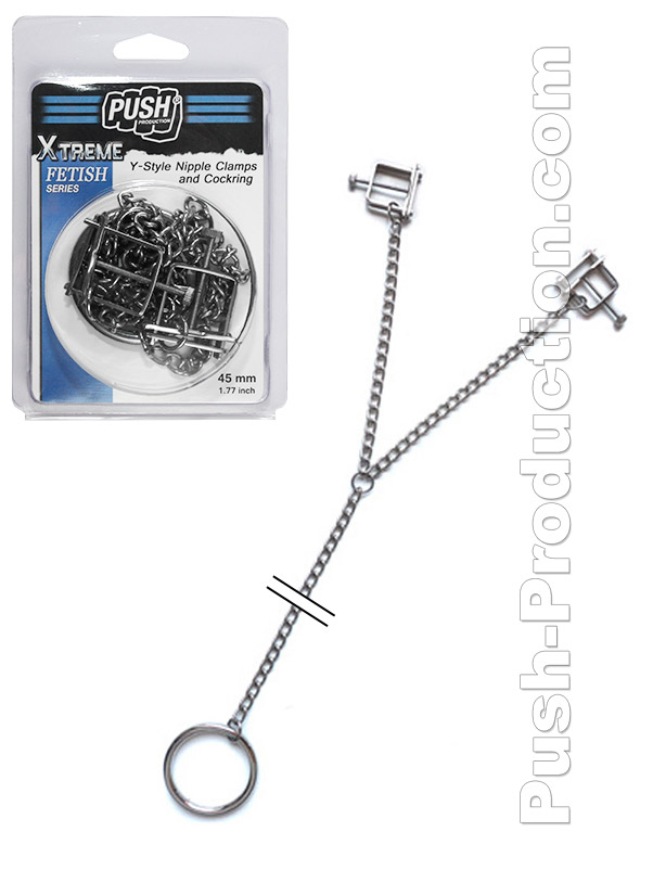 Push Xtreme Fetish - Y-Style Nipple Clamps And Cockring