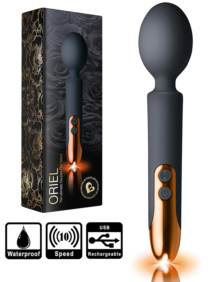 10 Speed Oriel Ultimate Couples Play Wand - Black