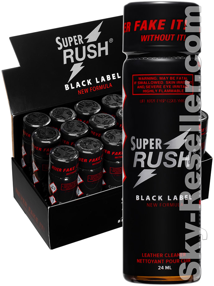 BOX SUPER RUSH BLACK LABEL - 18 x tall