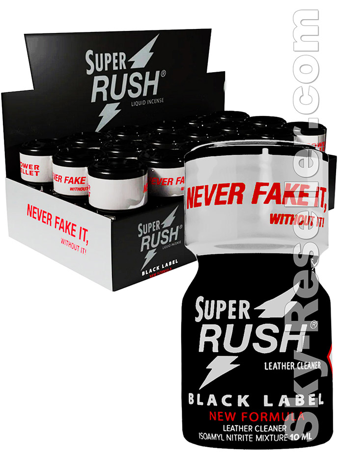 BOX SUPER RUSH BLACK - 18 x small