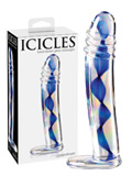 Icicles No. 09 - Hand Blown Glass Massager